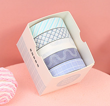 Washi Tape klein, 5 Stück